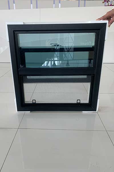 black-single-hung-windows