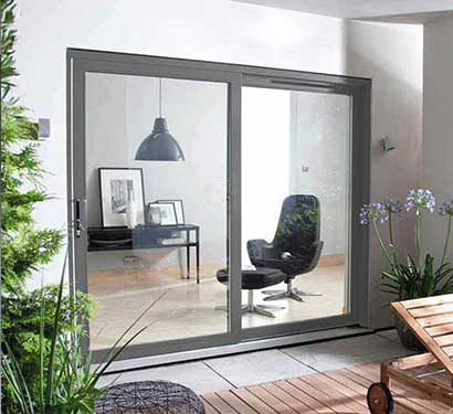 custom-frosted-black-hurricane-impact-sliding-doors