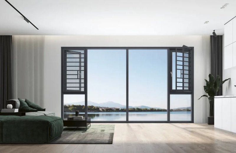 What are aluminum casement windows?